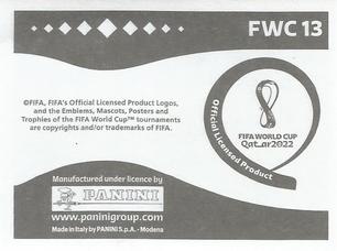 2022 Panini FIFA World Cup: Qatar 2022 Stickers (Blue Fronts w/ White Border) #FWC13 Stadium 974 Back