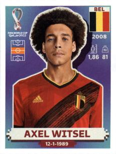 2022 Panini FIFA World Cup: Qatar 2022 Stickers (Blue Fronts w/ White Border) #BEL16 Axel Witsel Front