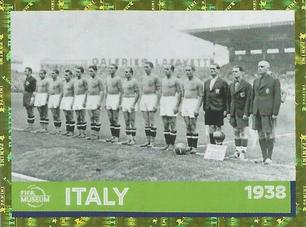 2022 Panini FIFA World Cup: Qatar 2022 Stickers (Blue Fronts w/ White Border) #FWC20 Italy 1938 Front