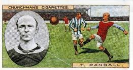 1997 Card Collectors Society 1914 Churchman's Footballers (Brown back) (reprint) #29 Tommy Randall Front