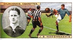 1997 Card Collectors Society 1914 Churchman's Footballers (Brown back) (reprint) #40 John Maconnachie Front