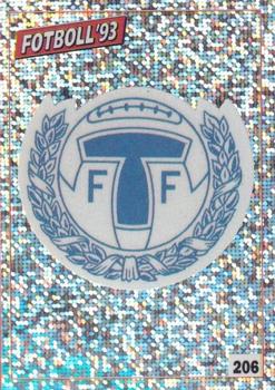 1993 Fotboll'93 #206 Badge Front