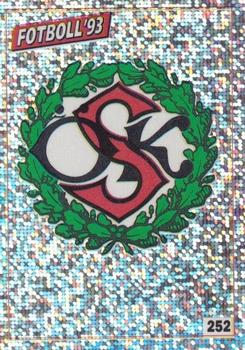 1993 Fotboll'93 #252 Badge Front