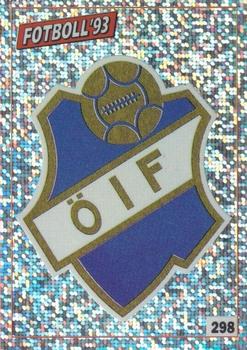 1993 Fotboll'93 #298 Badge Front