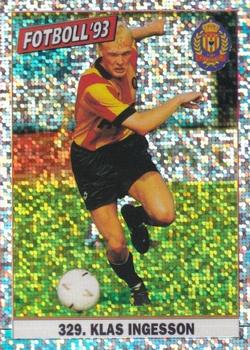 1993 Fotboll'93 #329 Klas Ingesson Front