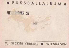 1963-64 Fussball Die besten Fußballspieler aus Deutschland und Aller Welt #65 Werner Lotz Back