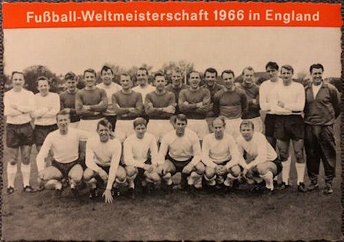 1966 Fussballweltmeisterschaft in England Postkarten (31158-03) #NNO Englische Auswahlspieler Front