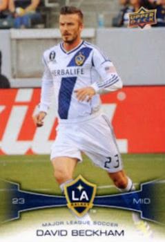 2012 Upper Deck Los Angeles Galaxy #LA-1 David Beckham Front