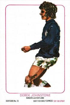 1972 Scottish Daily Express Scotcards Scottish Footballers #13 Derek Johnstone Front