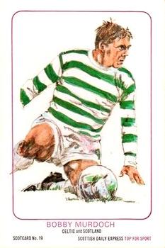 1972 Scottish Daily Express Scotcards Scottish Footballers #19 Bobby Murdoch Front
