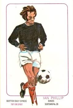 1972 Scottish Daily Express Scotcards Scottish Footballers #20 Iain Phillip Front