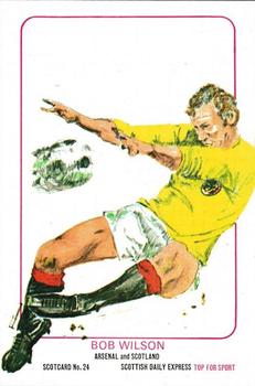 1972 Scottish Daily Express Scotcards Scottish Footballers #24 Bob Wilson Front
