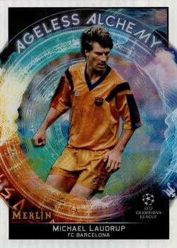 2021-22 Merlin Chrome UEFA Champions League - Ageless Alchemy #AA-14 Michael Laudrup Front