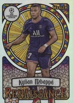 2021-22 Merlin Chrome UEFA Champions League - Renaissance #R-4 Kylian Mbappé Front