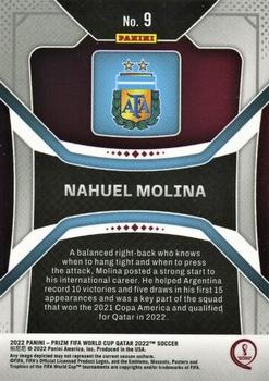 2022 Panini Prizm World Cup #9 Nahuel Molina Back