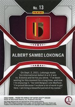 2022 Panini Prizm World Cup #13 Albert Sambi Lokonga Back