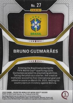 2022 Panini Prizm FIFA World Cup Qatar #27 Bruno Guimaraes Back