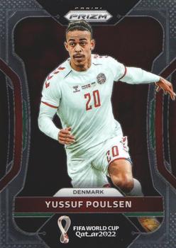 2022 Panini Prizm FIFA World Cup Qatar #76 Yussuf Poulsen Front