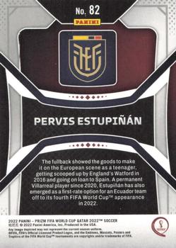 2022 Panini Prizm World Cup #82 Pervis Estupinan Back