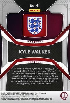2022 Panini Prizm World Cup #91 Kyle Walker Back