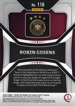 2022 Panini Prizm World Cup #116 Robin Gosens Back