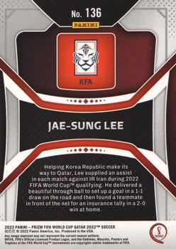 2022 Panini Prizm World Cup #136 Jae-sung Lee Back