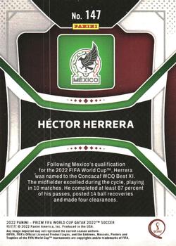 2022 Panini Prizm World Cup #147 Hector Herrera Back