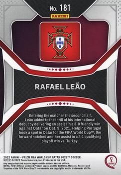 2022 Panini Prizm World Cup #181 Rafael Leao Back