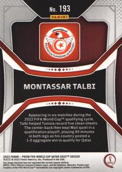 2022 Panini Prizm World Cup #193 Montassar Talbi Back