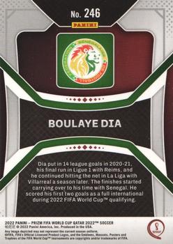 2022 Panini Prizm World Cup #246 Boulaye Dia Back