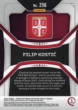 2022 Panini Prizm FIFA World Cup Qatar #256 Filip Kostic Back