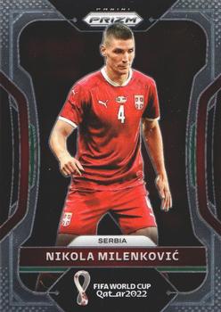 2022 Panini Prizm World Cup #257 Nikola Milenkovic Front