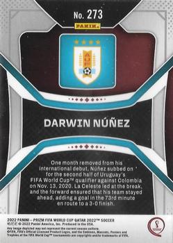 2022 Panini Prizm World Cup #273 Darwin Nunez Back