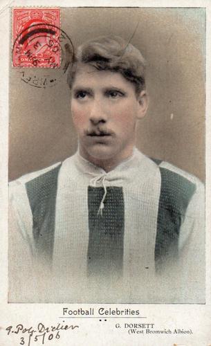 1905 Birmingham Novelty Football Celebrities #NNO George Dorsett Front