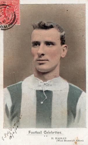 1905 Birmingham Novelty Football Celebrities #NNO Harry Hadley Front