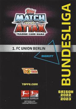 2022-23 Topps Match Attax Bundesliga #69 Andreas Voglsammer Back