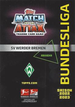 2022-23 Topps Match Attax Bundesliga #94 Marco Friedl Back