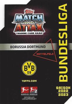 2022-23 Topps Match Attax Bundesliga #124 Jude Bellingham Back