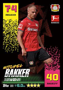 2022-23 Topps Match Attax Bundesliga #223 Mitchel Bakker Front