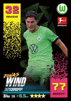 2022-23 Topps Match Attax Bundesliga #338 Jonas Wind Front