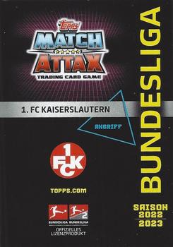 2022-23 Topps Match Attax Bundesliga #405 Terrence Boyd Back