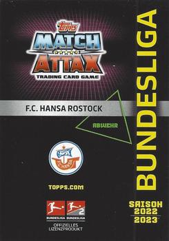 2022-23 Topps Match Attax Bundesliga #427 Damian Rossbach Back