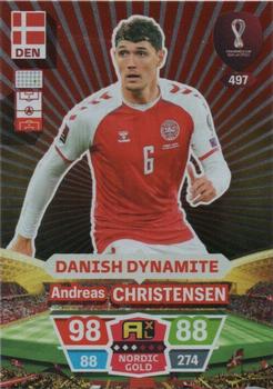 2022 Panini Adrenalyn XL FIFA World Cup Qatar 2022  - Nordic Gold #497 Andreas Christensen Front