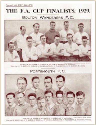 1929 Boys' Magazine The F.A. Cup Finalists #NNO Bolton Wanderers F.C. / Portsmouth F.C. Front