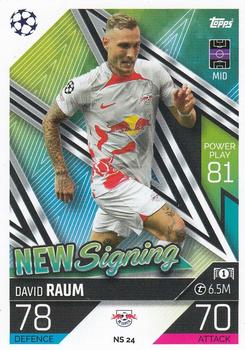 2022-23 Topps Match Attax UEFA Champions League & UEFA Europa League - New Signings #NS24 David Raum Front
