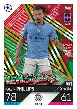 2022-23 Topps Match Attax UEFA Champions League & UEFA Europa League - New Signings #NS33 Kalvin Phillips Front
