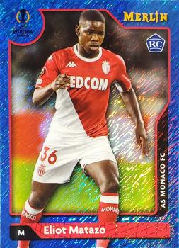 2021-22 Merlin Chrome UEFA Champions League - Blue Shimmer Refractor #31 Eliot Matazo Front