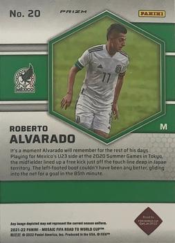 2021-22 Panini Mosaic Road to FIFA World Cup - Silver #20 Roberto Alvarado Back