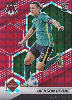 2021-22 Panini Mosaic Road to FIFA World Cup - Mosaic Red #147 Jackson Irvine Front