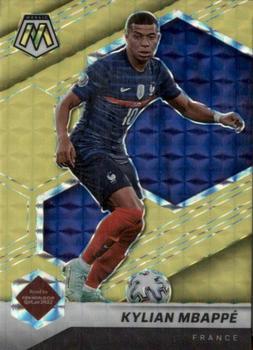 2021-22 Panini Mosaic Road to FIFA World Cup - Mosaic Gold #6 Kylian Mbappe Front